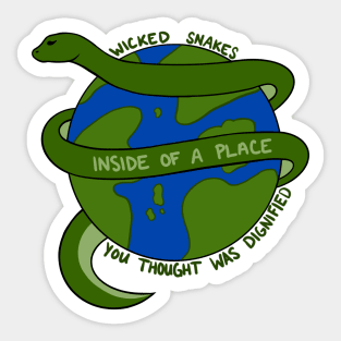 Vampire Weekend Snake Sticker